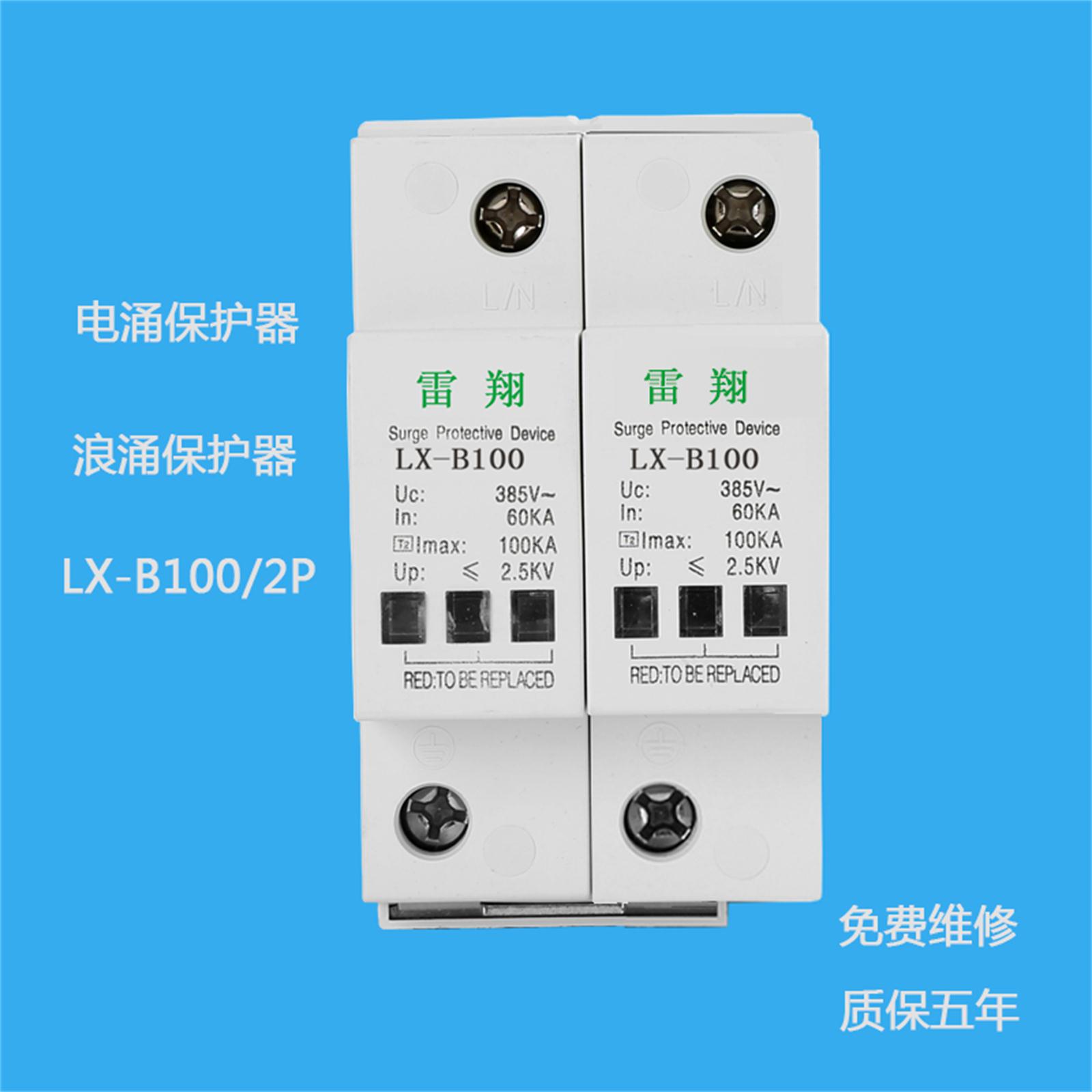LX-B100/2P电涌保护器