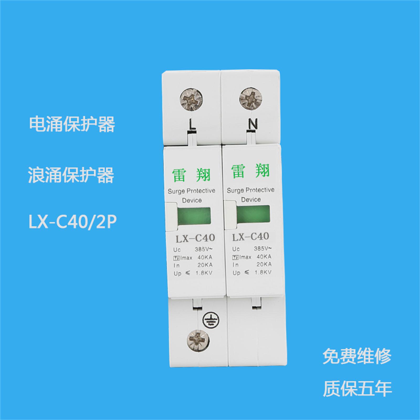LX-C40/2P电涌保护器